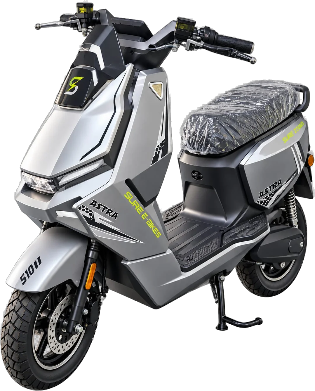 SURE ASTRA electric scooter in silver